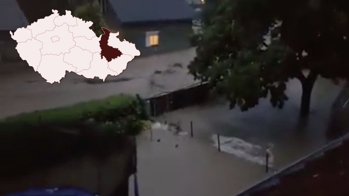 Video: Povodňová vlna se prohnala moravskou vesnicí za tmy. Utéct nebylo možné